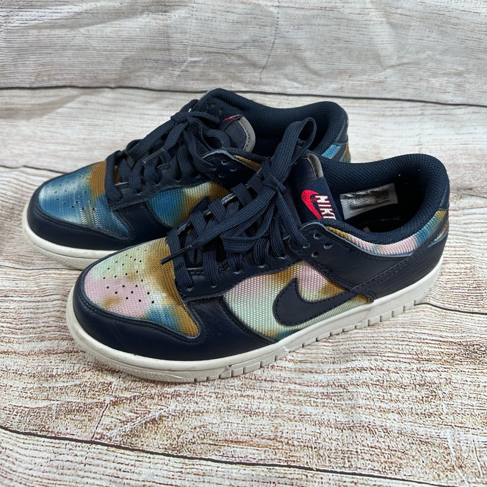 Nike Dunk Low SE Graffiti Navy Blue - Obsidian Grade School Size: 5Y